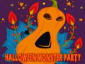 खेल Halloween Monster Party Jigsaw