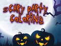 खेल Scary Party Coloring