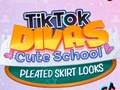 खेल TikTok Divas Cute School Pleated Skirt Looks