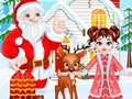 खेल Baby Taylor Christmas Reindeer Fun
