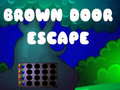 खेल Brown Door Escape