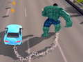 खेल Chained Car vs Hulk 