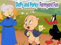 खेल Daffy and Porky: Farmyard Fun