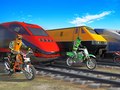 खेल Bike vs Train