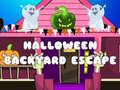 ಗೇಮ್ Halloween Backyard Escape