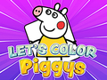 ಗೇಮ್ Let's Color Piggys