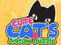 खेल Cute Cats Jigsaw Puzzle