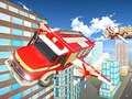 खेल Flying Fire Truck Driving Sim