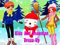 ಗೇಮ್ Kids and Snowman Dress Up