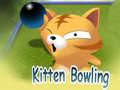 ગેમ Kitten Bowling