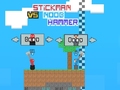 ગેમ Stickman vs Noob Hammer