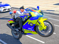 ગેમ Police Bike Stunt Race Game