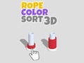 खेल Rope Color Sort 3D