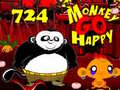 ಗೇಮ್ Monkey Go Happy Stage 724
