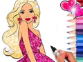 விளையாட்டு Coloring Book: Barbie