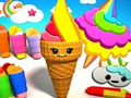 खेल Coloring Book: Ice Cream