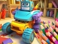 खेल Coloring Book: Transforming Car Robot