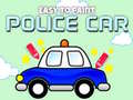 खेल Easy to Paint Police Car