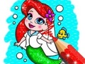 खेल Coloring Book: Mermaid