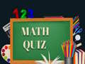 விளையாட்டு Math Quiz 
