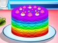 ಗೇಮ್ Cooking Rainbow Cake