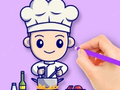 खेल Coloring Book: Chef