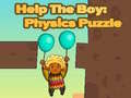 खेल Help The Boy: Physics Puzzle