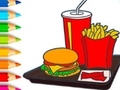 खेल Coloring Book: Hamburger