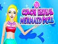 விளையாட்டு Color Reveal Mermaid Doll