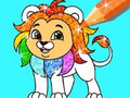 खेल Coloring Book: Lion