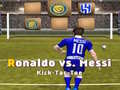 खेल Messi vs Ronaldo Kick Tac Toe