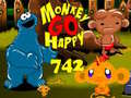 விளையாட்டு Monkey Go Happy Stage 742