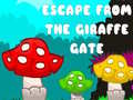 खेल Escape from the Giraffe Gate