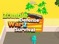 ગેમ Zombie defense War Z Survival 