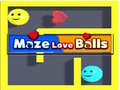खेल Maze Love Balls