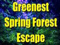 ગેમ Greenest Spring Forest Escape 