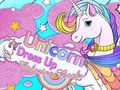 खेल Unicorn Dress Up Coloring Book