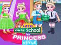 खेल Little Girls School vs Princess Style