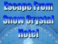 खेल Escape From Snow Crystal Hotel