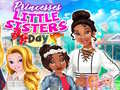 खेल Princesses Little Sisters Day