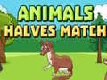 खेल Animals Halves Match