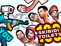 खेल You vs 100 Skibidi Toilets