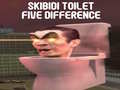 खेल Skibidi Toilet Five Difference