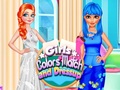 खेल Girls Colors Match and Dress up