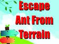 खेल Escape Ant From Terrain