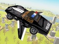 खेल Flying Car Game Police Games