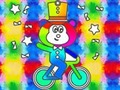 खेल Coloring Book: Monkey Rides Unicycle