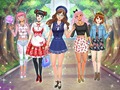 खेल High School Anime Dress Up