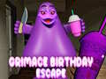 खेल Grimace Birthday Escape