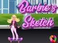 खेल Barbie's Sketch